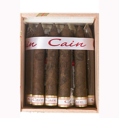 Cain Maduro 654 Torpedo Box Open