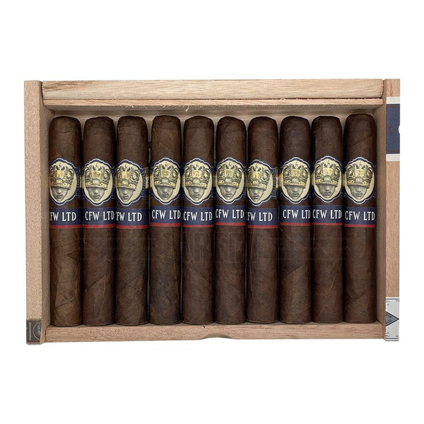 2021 Caldwell Long Live the King Maduro Cigars for Warriors Box Open Top View