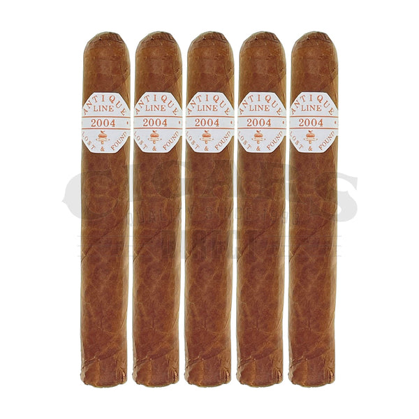 Caldwell Lost And Found 2004 Antique Line Ecuadorian Habano Toro 5 Pack