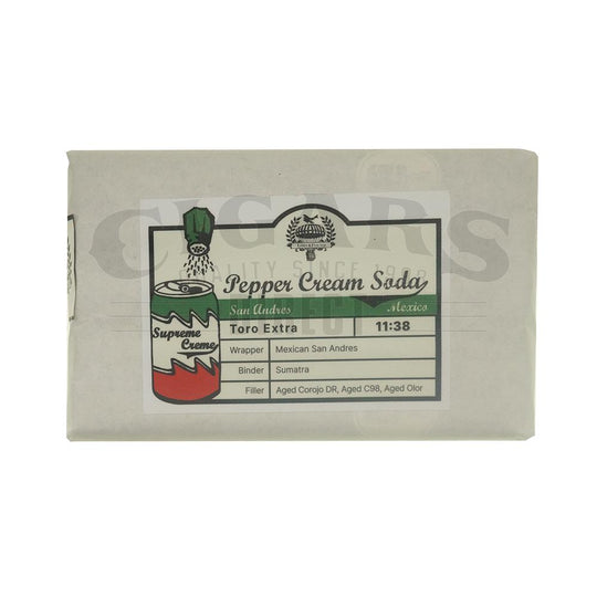 Lost and Found Pepper Cream Soda San Andres Toro Extra