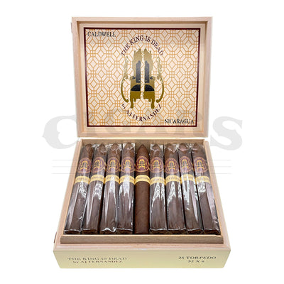 Caldwell The King is Dead by AJ Fernandez Torpedo Open Box