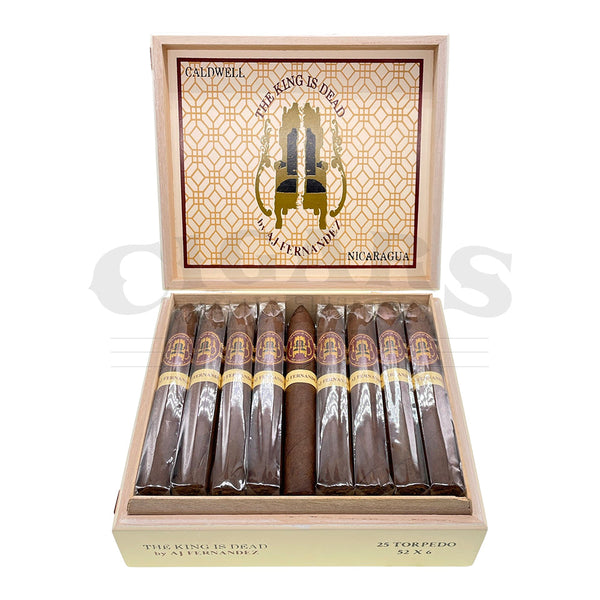 Caldwell The King is Dead by AJ Fernandez Torpedo Open Box