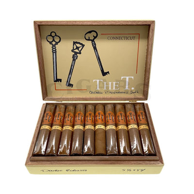 Caldwell The T Connecticut Double Robusto Open Box
