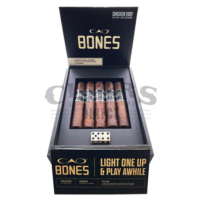 CAO Bones Chicken Foot Robusto Open Box