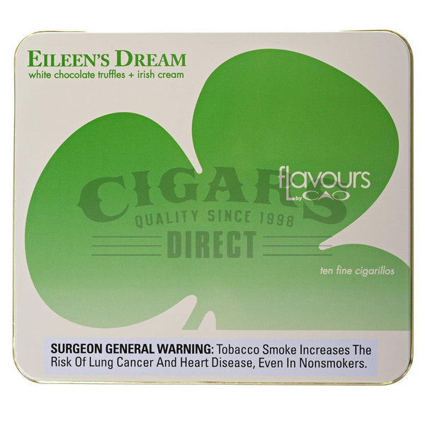 Cao Flavours Eileens Dream 10 Fine Cigarillos Tin Closed