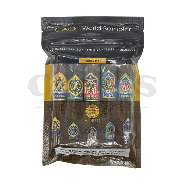 CAO World Sampler III Fresh Pack of 5