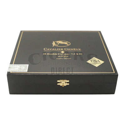 Cavalier Black Series USA Exclusive Double Corona Closed Box Front View