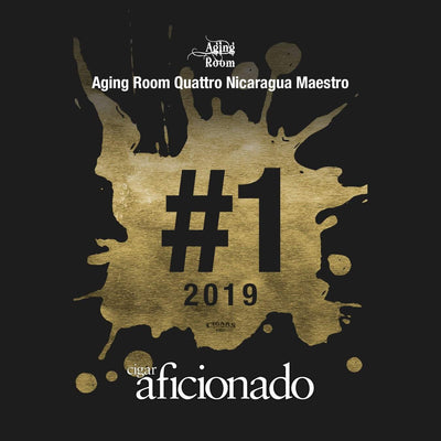 Aging Room Quattro Nicaragua Maestro Torpedo 2019 #1 Cigar of The Year