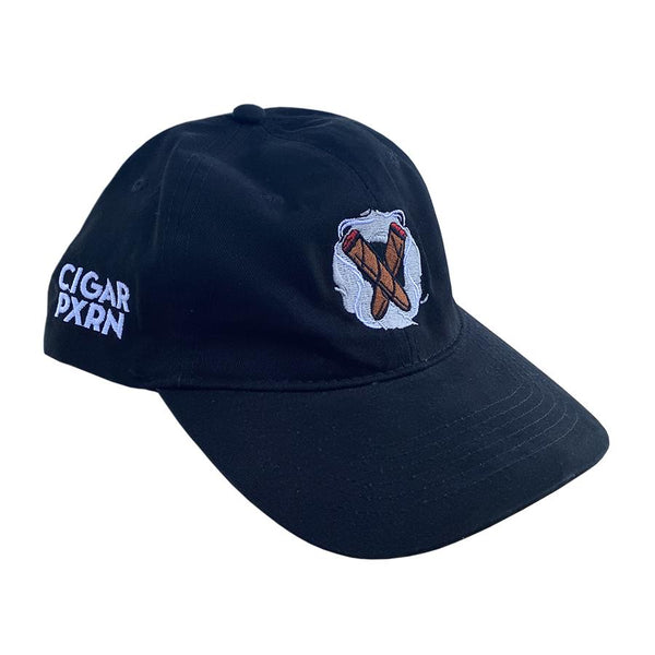 Cigar Pxrn Logo Dad Hat Black