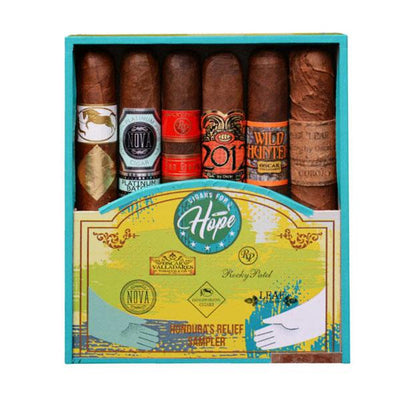 Cigars for Hope Sampler Box of 6 Front View