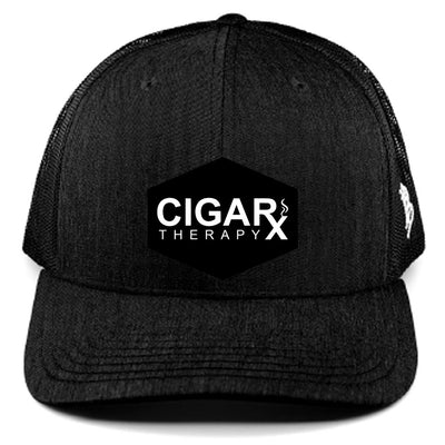 Black Curved Trucker with Black Classic Rogue Patch