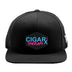 Black Flat Performance with Blue and Pink on Black Rogue Patch Miami Edition