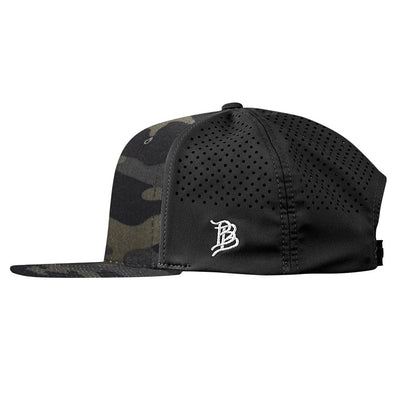 Camo Flat Performance with Swords and Football on Pewter Rogue Patch Football Edition Side