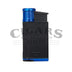 Colibri EVO Single Jet Flame Lighter Black and Blue