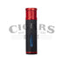 Colibri EVO Single Jet Flame Lighter Black and Red Side View