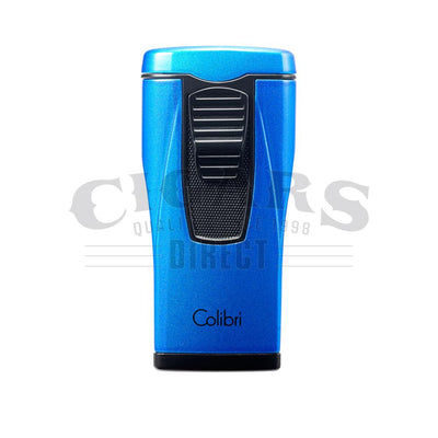 Colibri Monaco Metallic Triple Jet Flame Lighter Blue