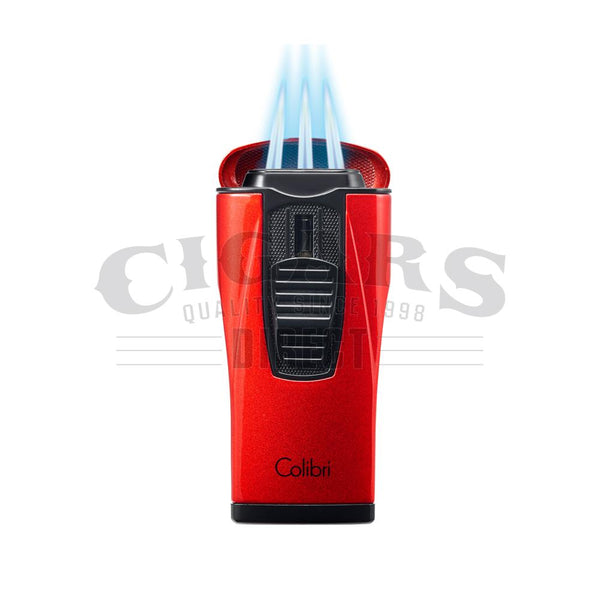 Colibri Monaco Metallic Triple Jet Flame Lighter Flame