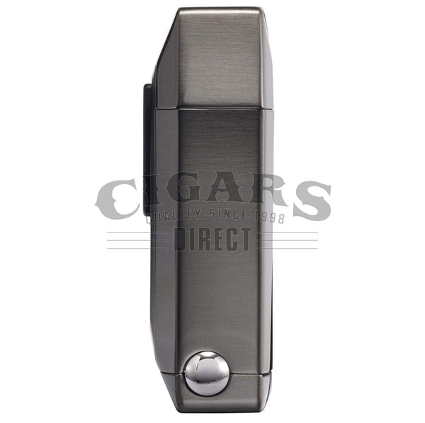 Gunmetal Colibri Quantum Lighter With V-Cutter Side View