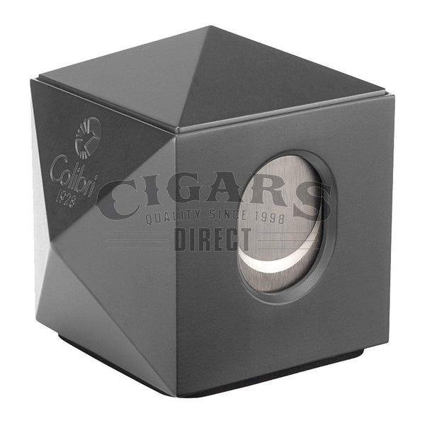 Colibri Quasar Gunmetal Desktop Cigar Cutter Facing Right