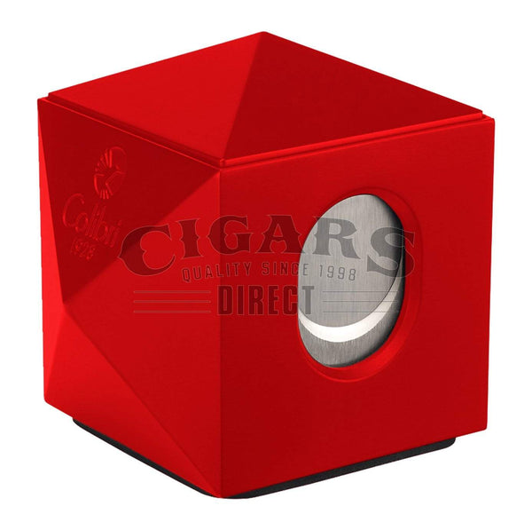 Colibri Quasar Red Desktop Cigar Cutter Facing Right
