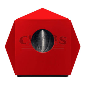 Colibri Quasar Red Desktop Cigar Cutter V-Cut Closed