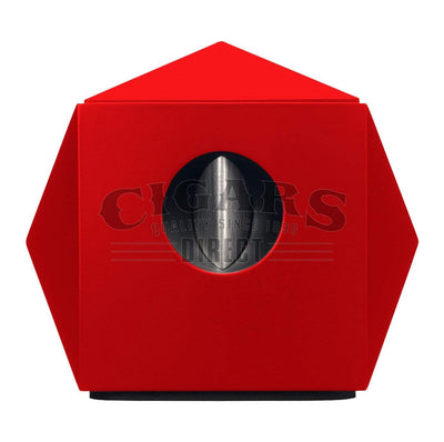 Colibri Quasar Red Desktop Cigar Cutter V-Cut Closed