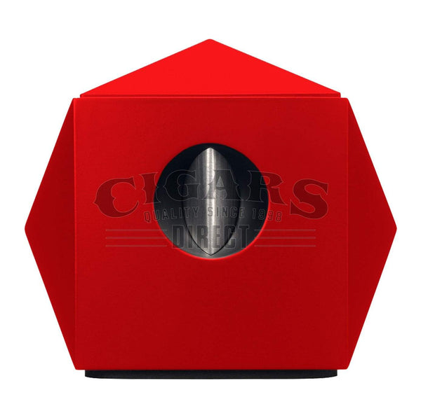 Colibri Quasar Red Desktop Cigar Cutter V-Cut Closed