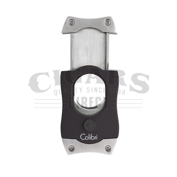 Colibri S-Cut Cigar Cutter Black and Chrome Open