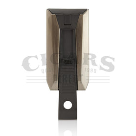 Colibri Slide Double Jet Flame Lighter Gunmetal and Black Back View