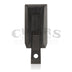 Colibri Slide Double Jet Flame Lighter Matte Black Back View