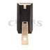 Colibri Slide Double Jet Flame Lighter Matte Black and Gold Back View