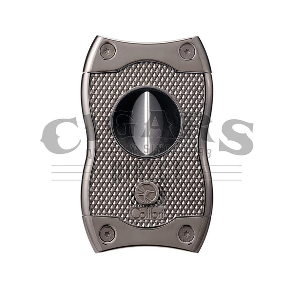 Colibri SV-Cut Cigar Cutter Gunmetal Front View