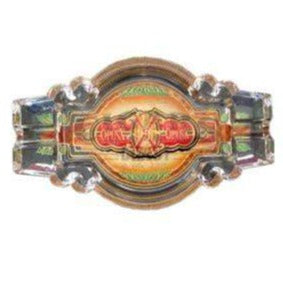 Fuente Crystal Ashtray-Holds 2