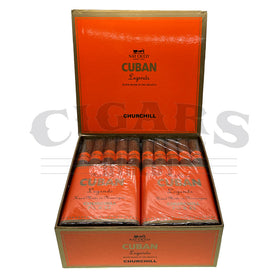 Cuban Legends Churchill Natural Open Box