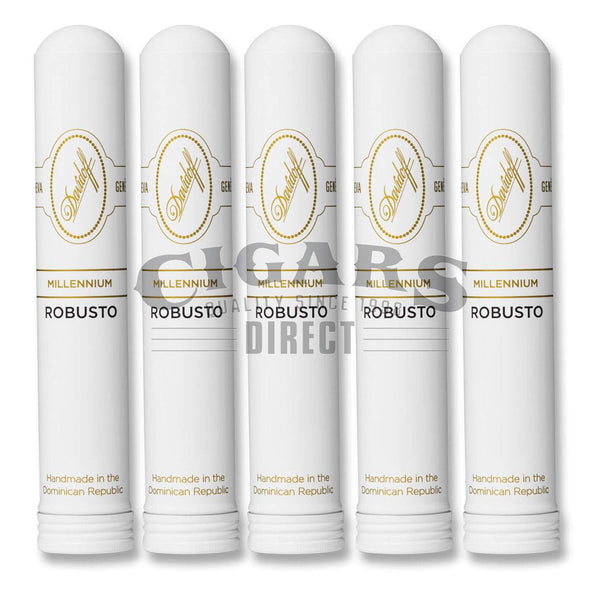 Davidoff Millennium Blend Series Robusto Tubo 5 Pack