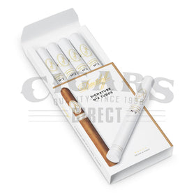 Davidoff Signature Series No.2 Tubo 4 Pack Open Box