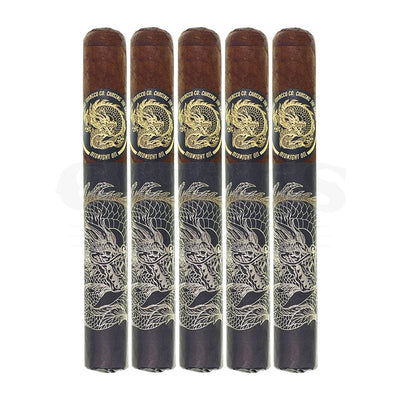 Deadwood Tobacco Co Chasing the Dragon Midnight Oil Toro 5 Pack