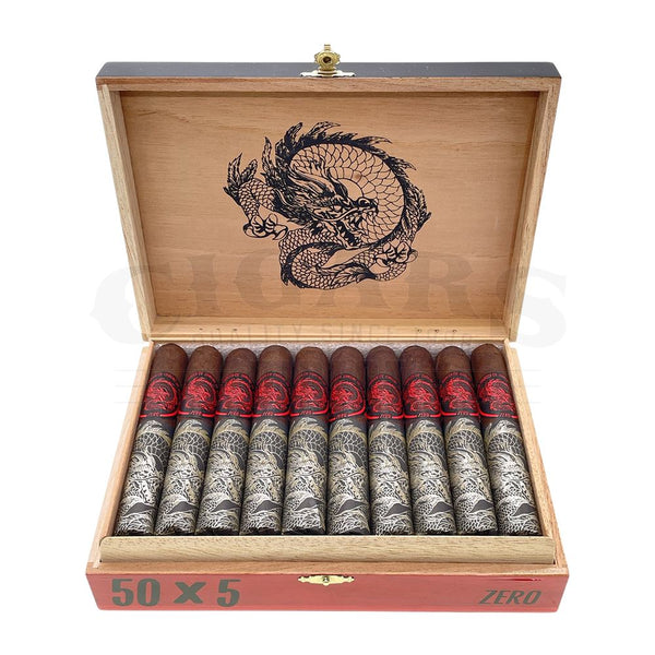 Deadwood Tobacco Co Chasing the Dragon Zero Robusto Open Box