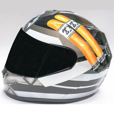 Drew Estate ACID 20 Year Anniversary Connecticut Subculture Motorcycle Helmet with Cigars