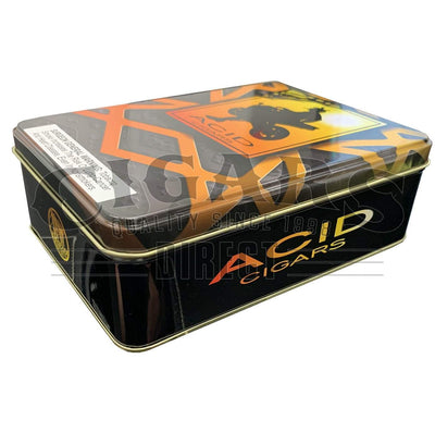 Drew Estate Acid Hunters Collectors Tin Black Red And Orange