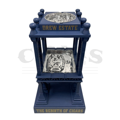 Drew Estate 25th Anniversary Blue Bridge Mega Standing Ashtray Side View