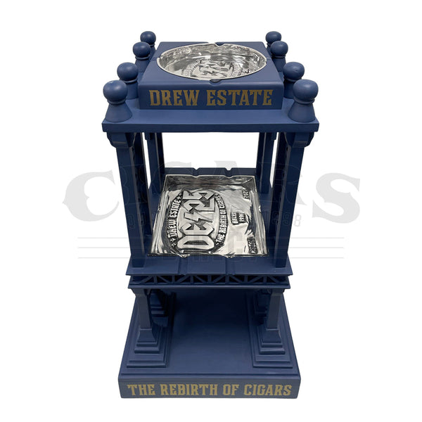 Drew Estate 25th Anniversary Blue Bridge Mega Standing Ashtray Side View