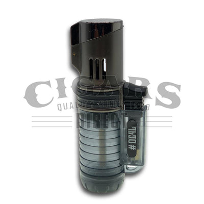 Drew Estate DE4L Triple Flame Torch Lighter Front View