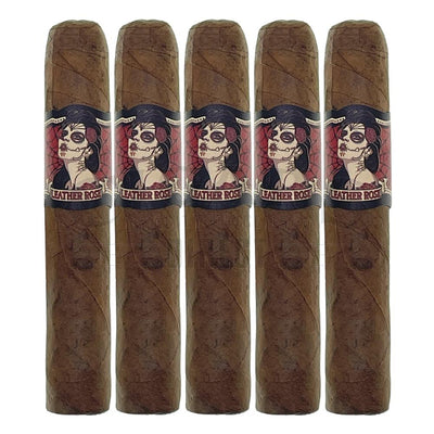 Drew Estate Deadwood Tobacco Co Leather Rose Petite Corona 5 Pack