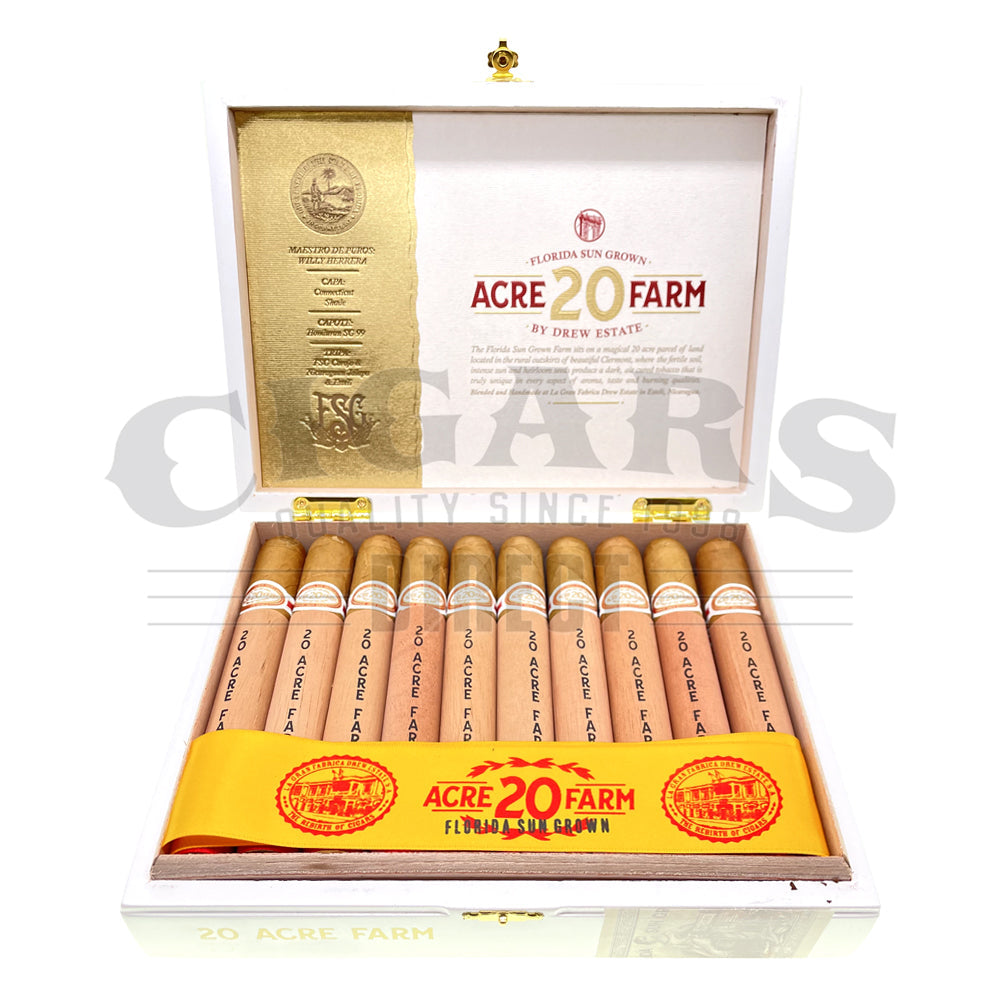 Buy Drew Estate Florida Sun Grown 20 Acre Farm Robusto Online & Save –  Cigars Direct