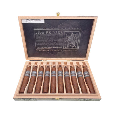 Drew Estate Liga Privada Aniversario 10 Robusto Open Box