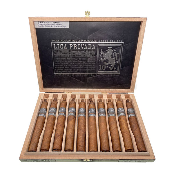 Drew Estate Liga Privada Aniversario 10 Toro Open Box