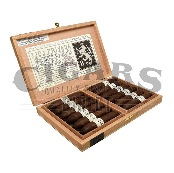 Drew Estate Liga Privada No.9 Flying Pig Box Open