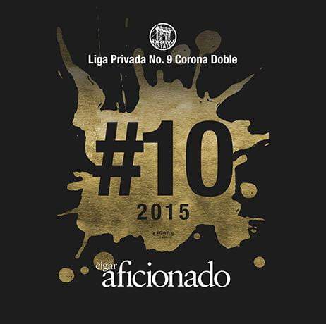 Drew Estate Liga Privada No.9 Corona Doble 2015 No.10 Cigar of The Year