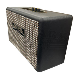 Drew Estate Rebirth Of Cigars Retro Bluetooth Speaker Angled View